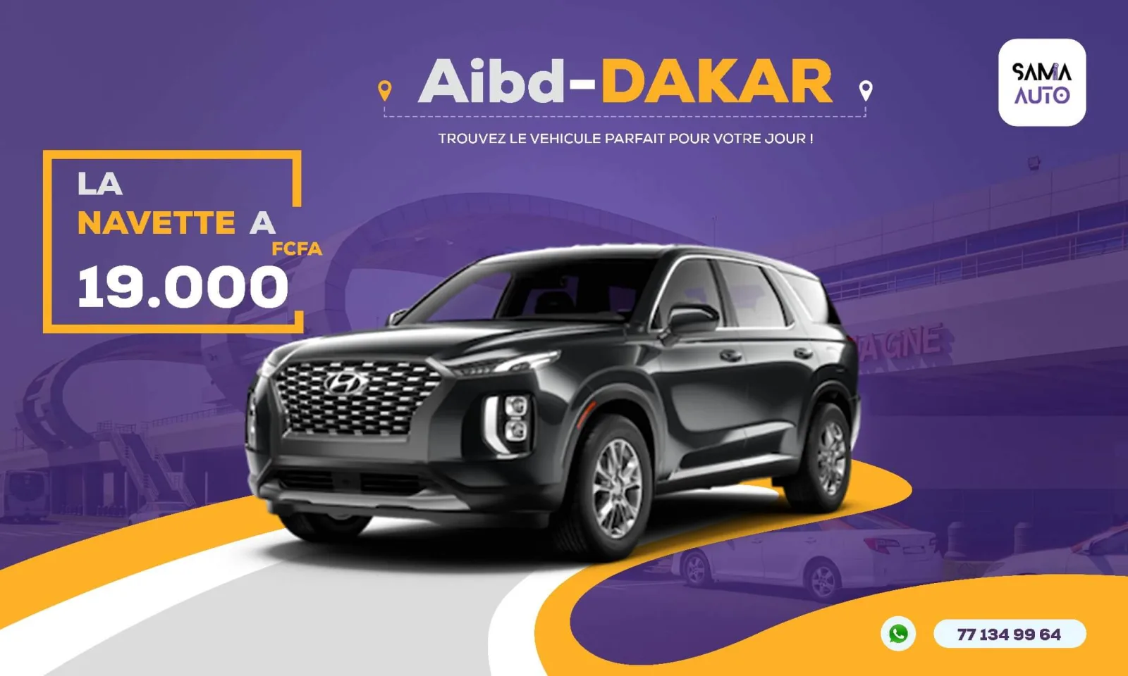 Affiche publicitaire Sama Auto